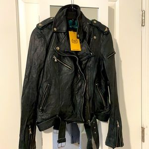 Luca Designs leather jacket “south side serpents”